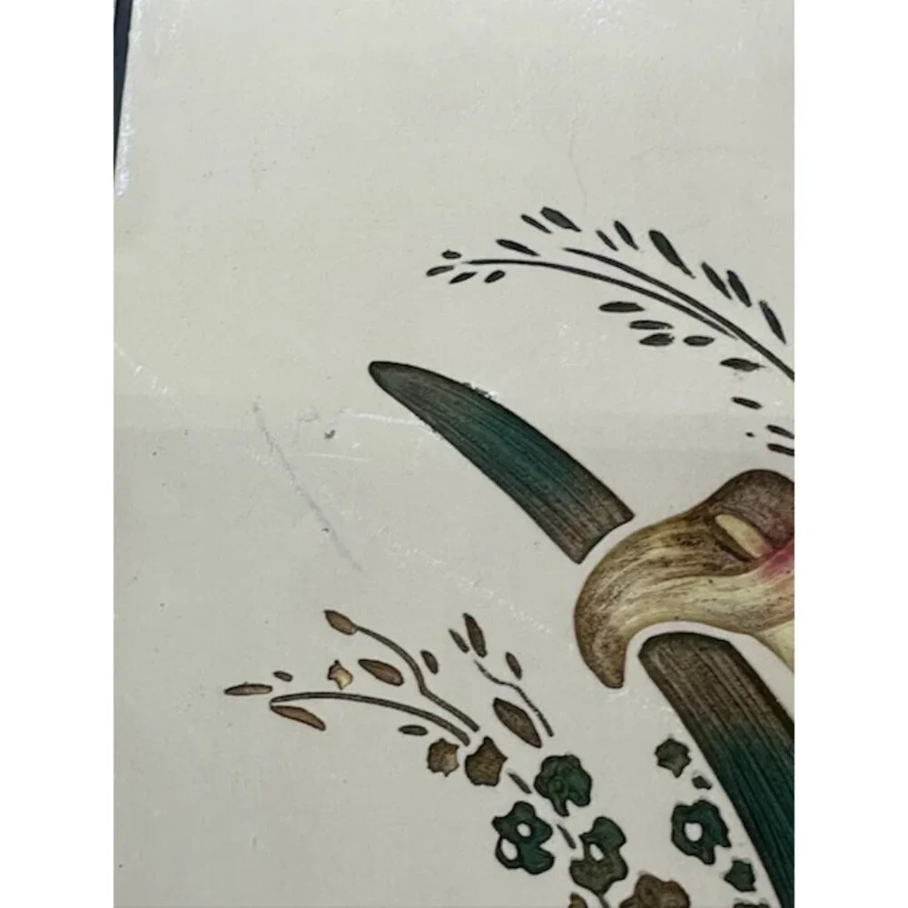 VTG Floral Wall Art Hanging Decor Set of 2 Calla‎ Lily & Rose Botanical Panels